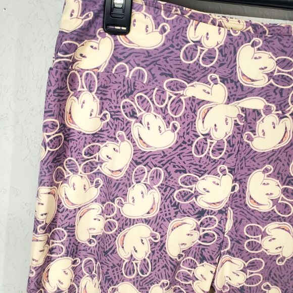 Disney Mickey Mouse Disneycore Kidcore Y2K Leggings | LulaRoe Tall & Curvy - Picture 2 of 5